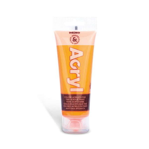 Primo - Tubo Colore acrilico arancio 250 fluo 75Ml