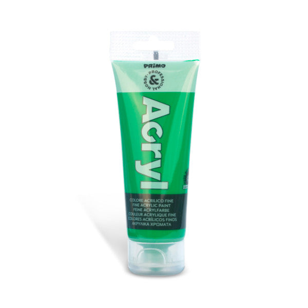 Primo - Tubo Colore acrilico  75ML colore verde brillante 61