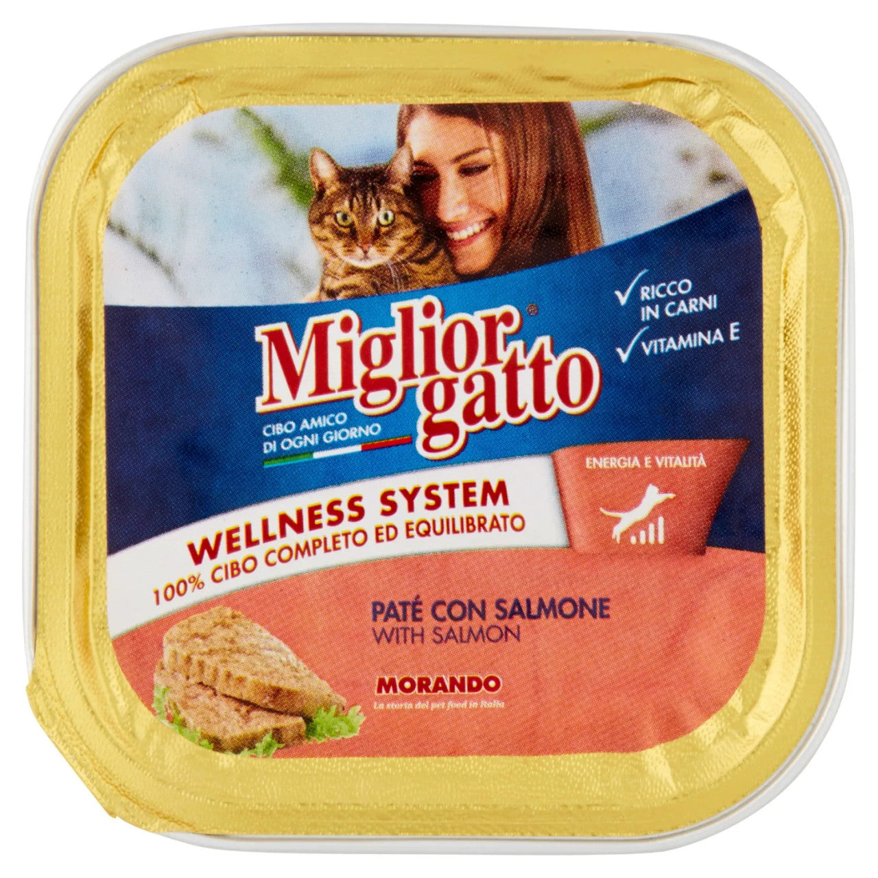 Miglior® - Gatto Vaschette 100Gr Salmone