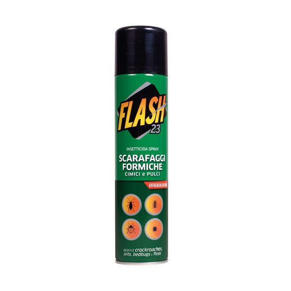 Flash - Insetticida spray formiche e scarafaggi 400Ml