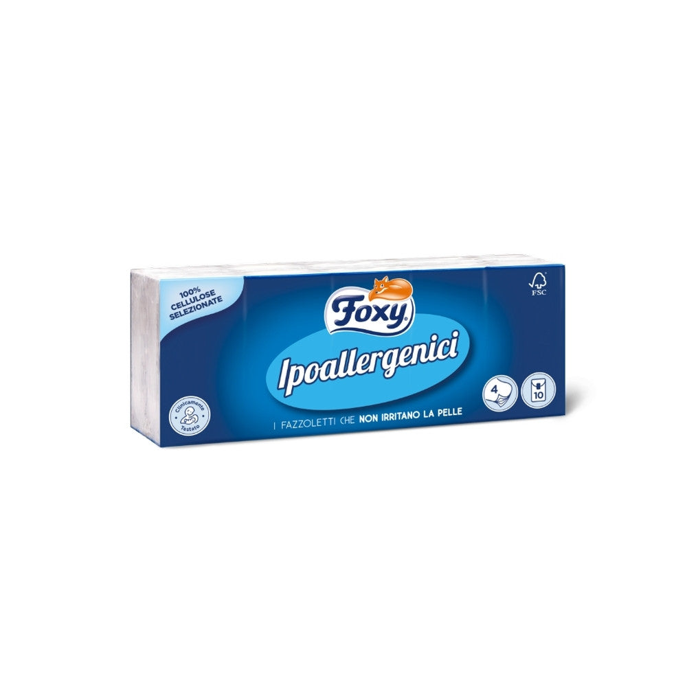 Foxy - Fazzoletti Ipoallergenici 10Pz.