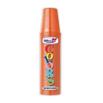 Dopla Bicchieri 200Ml R 50Pz Arancio