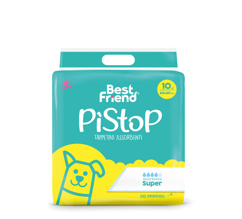 Best Friend Pi-Stop Super 10 Tappetini Assorbenti 60X60cm