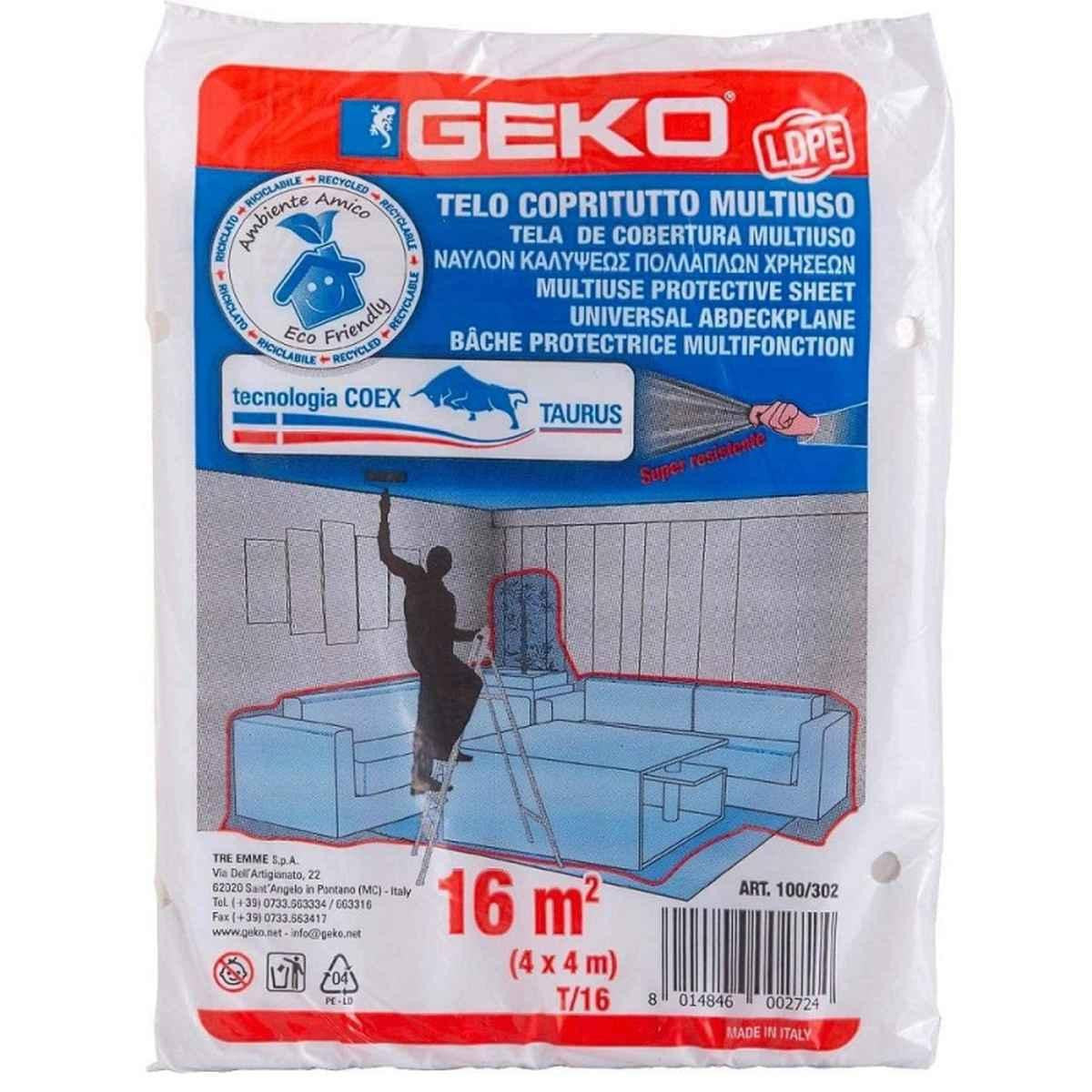 Geko - Telo Copritutto Hdpe Mq 16 190-205Gr