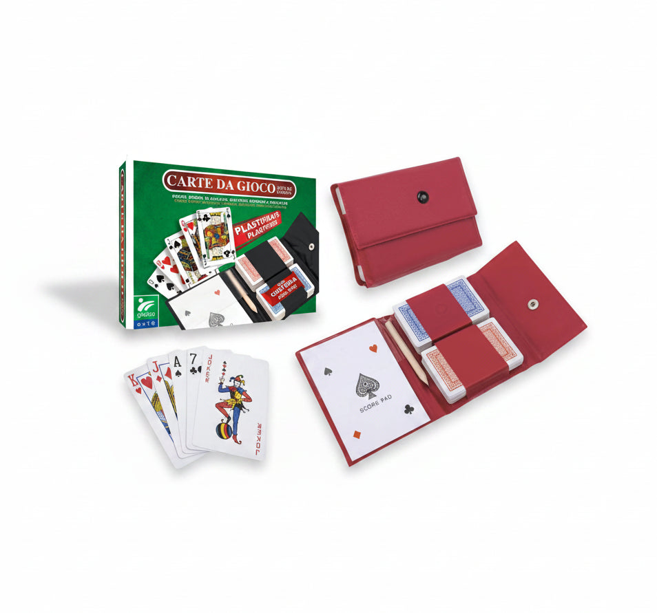Globo Carte Da Poker 2 Mazzi C/Astuccio