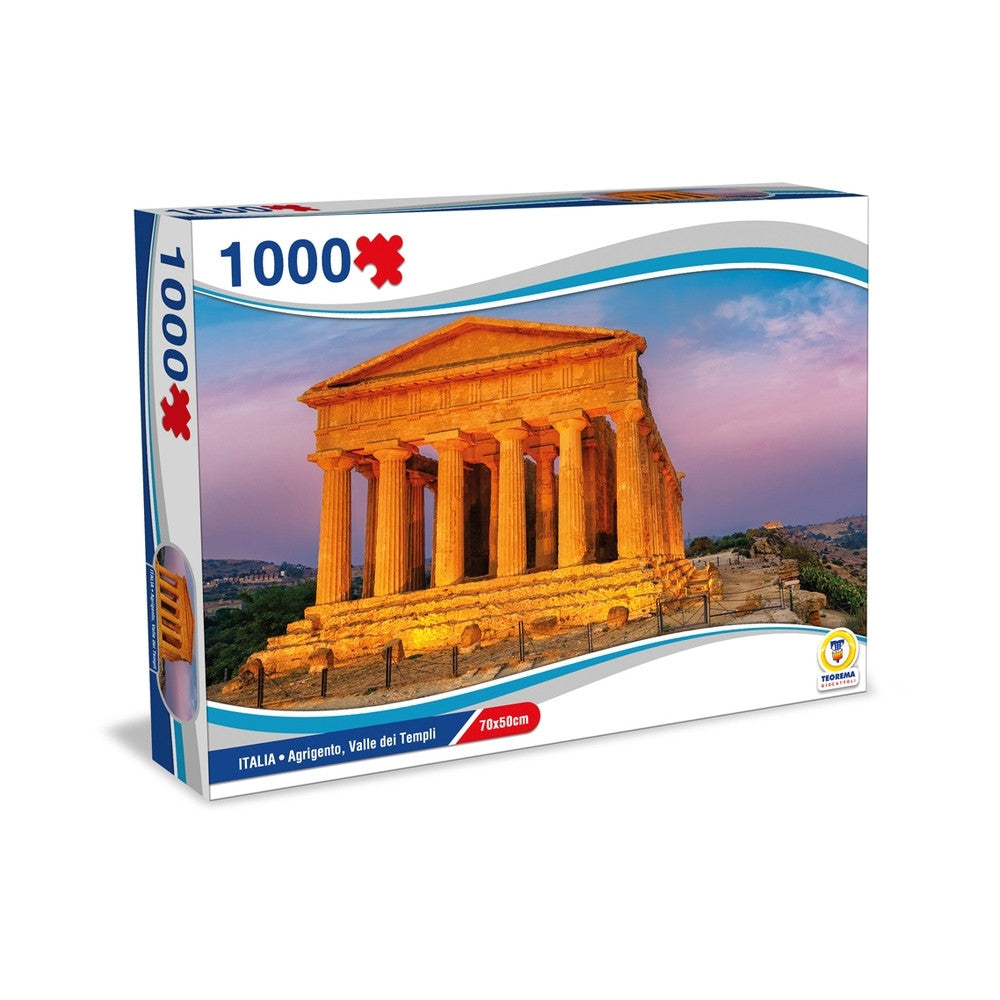 Puzzle Italia - Agrigento Valle Dei Templi 70X50Cm