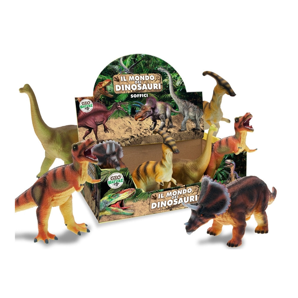 Geo Nature - Dinosauri Soffici 4 Modelli Assortiti 30Cm