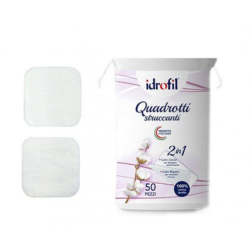 Idrofil - Quadrotti Struccanti 50Pz.