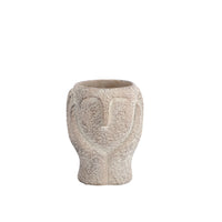 Ad - Vaso Cemento Viso 2 colori 16X13Xh20Cm