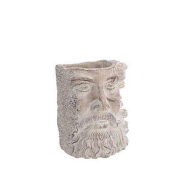 Ad - Vaso Cemento Zeus 2 colori 17,5X17Xh22Cm