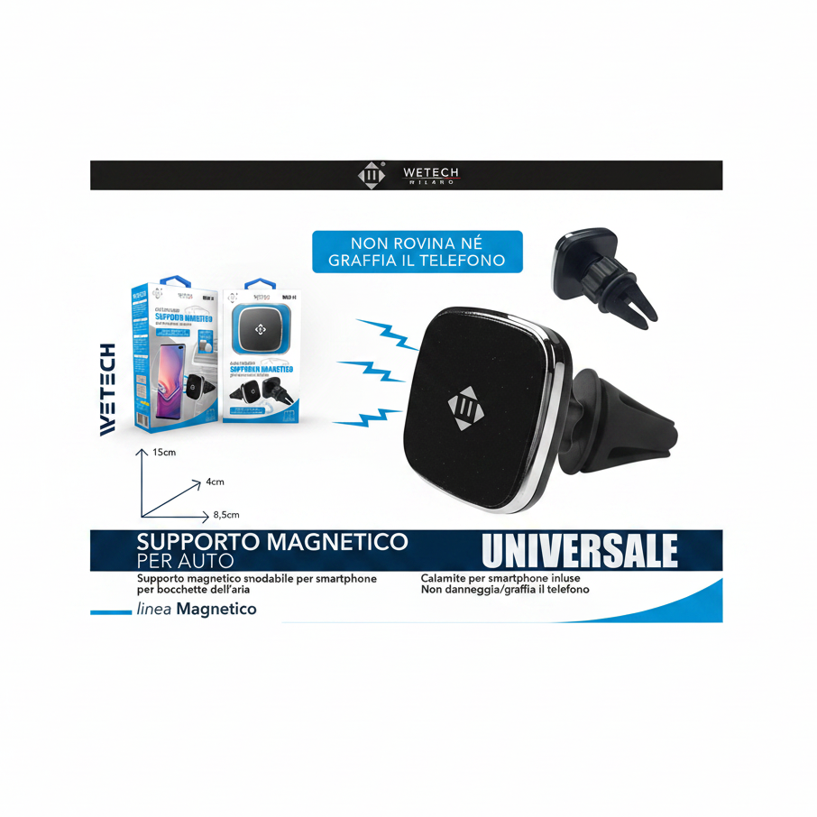 Wetech Supporto Auto Magnetico