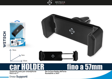 Wetech Supporto Auto Per Smartphone Wsu043