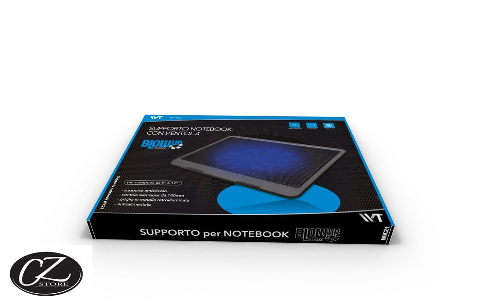 Wetech - Supporto notebook con ventola