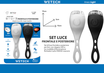 Wetech Luce Frontale E Posteriore -B