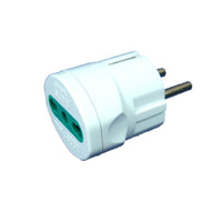 Extrastar - 16A plug adapter WITH 10/16A SOCKET