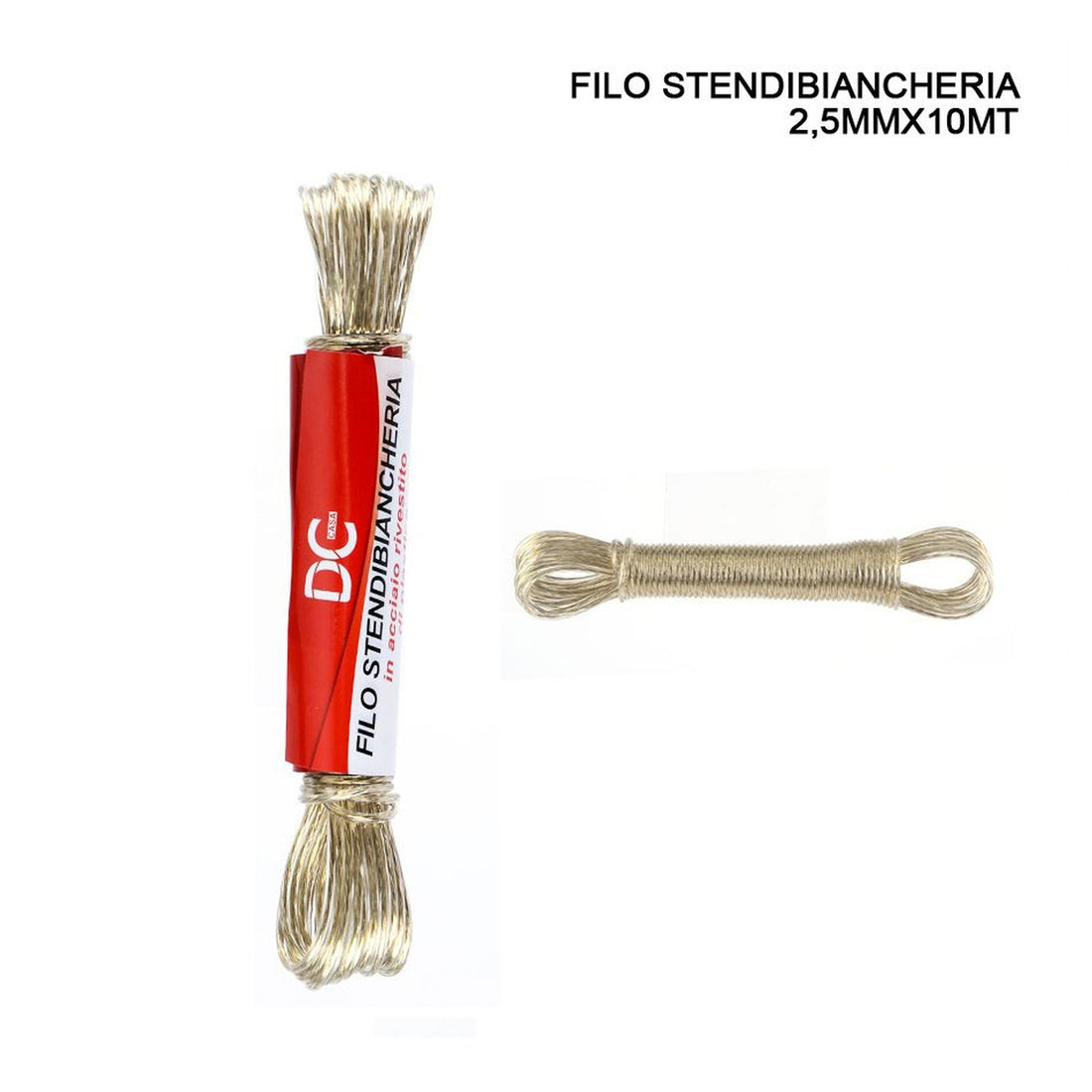 Dc - Filo Stendibiancheria Acciaio Rivestito 2.5Mmx1