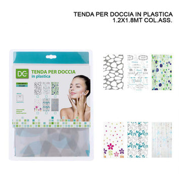 Dc Tenda Doccia In Pvc 1.2Mx1.8M Assortite