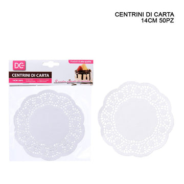 Dc - Centrini Di Carta 14Cm 50Pz