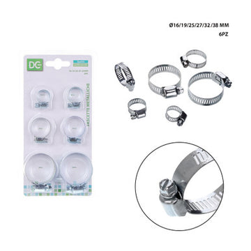 Dc - Fascette Metalliche 16-19-25-27-32Mm 6Pz