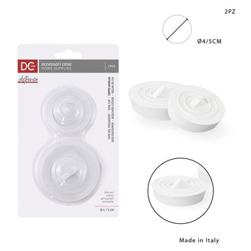 Dc Tappo Lavello 2Pz 4/5Cm Bianco