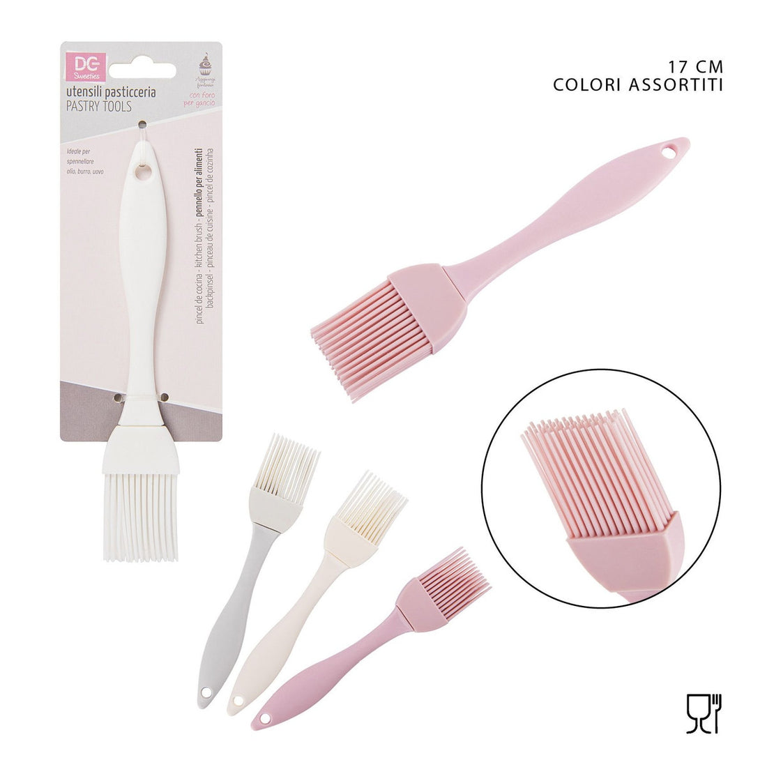 Dc - Pennello Alimenti Silicone 17Cm