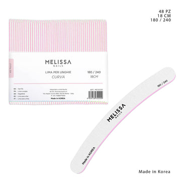 Melissa - Lima unghie curva 120/240