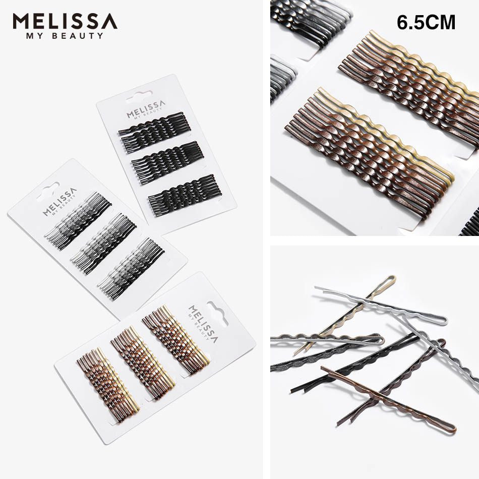 Melissa - Mollette Capelli 6.5Cm 24Pz