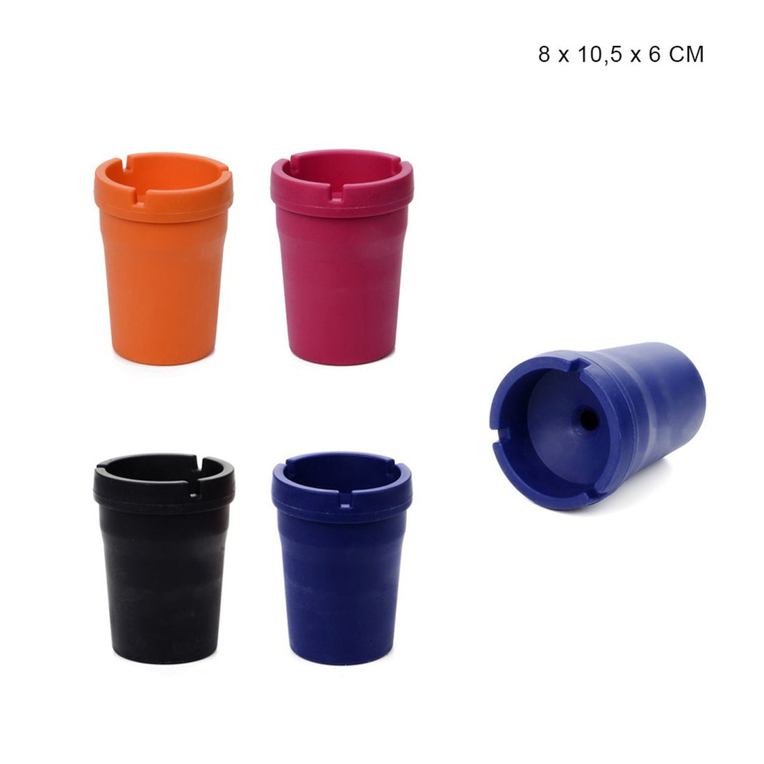 Dc - Posacenere Plastica Vaso 11X16X8Cm