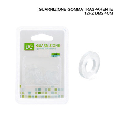 Dc - Guarnizione Di Gomma Trasparente 2.4Cm