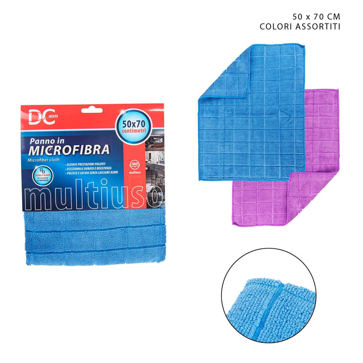 Dc Panno Microfibra Multiuso 50X70Cm