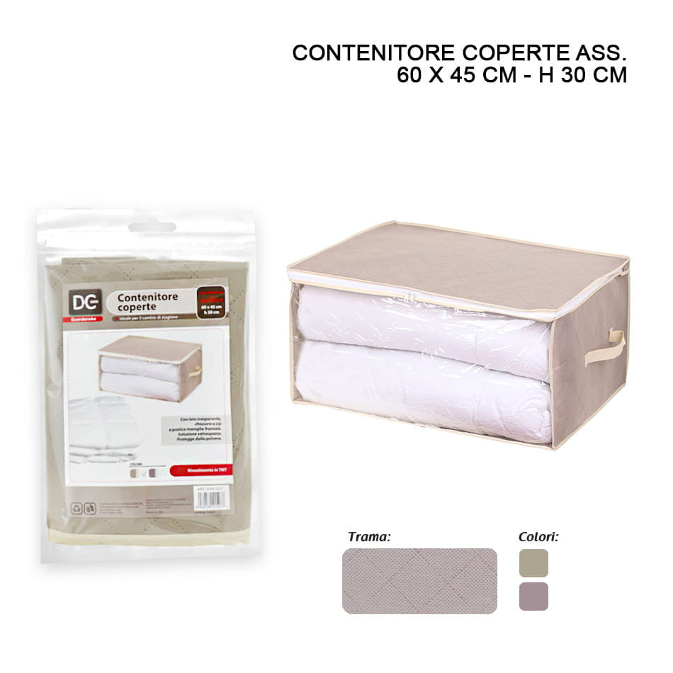 Dc - Contenitore Per Coperte 60X45X30Cm