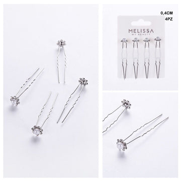 Melissa - Molletta Capelli Gioiello 4Pz