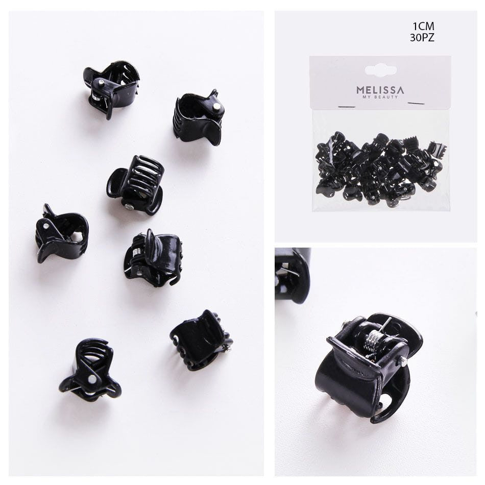 Melissa - Mollettine Per Capelli 30Pz Col Nero