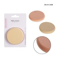 Melissa - Cellulose Make Up Sponge Heart 9Cm 2Pcs