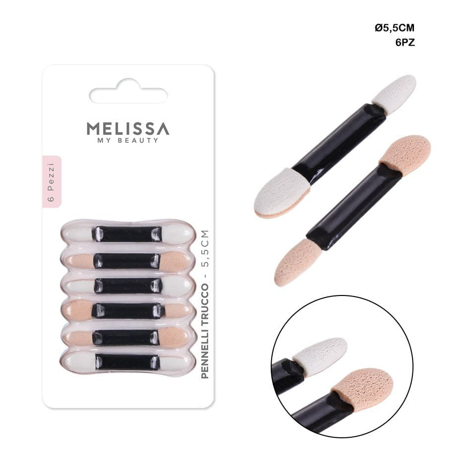 Melissa - Pennellini Per Trucco 6 Pz