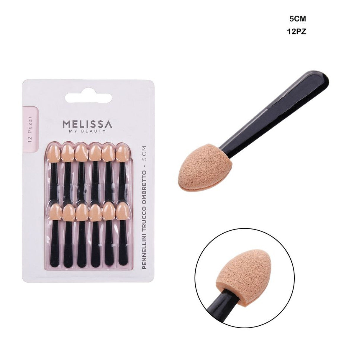 Melissa - Pennellini Per Trucco 12Pz