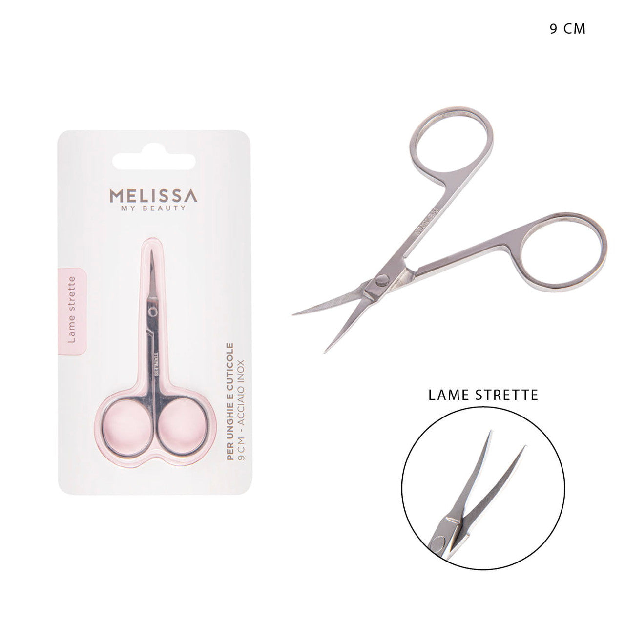 Melissa - Forbice unghie e cuticole 9Cm