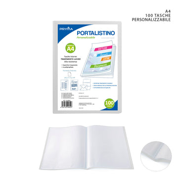 Pryma - Portalistini a4 100 tasche