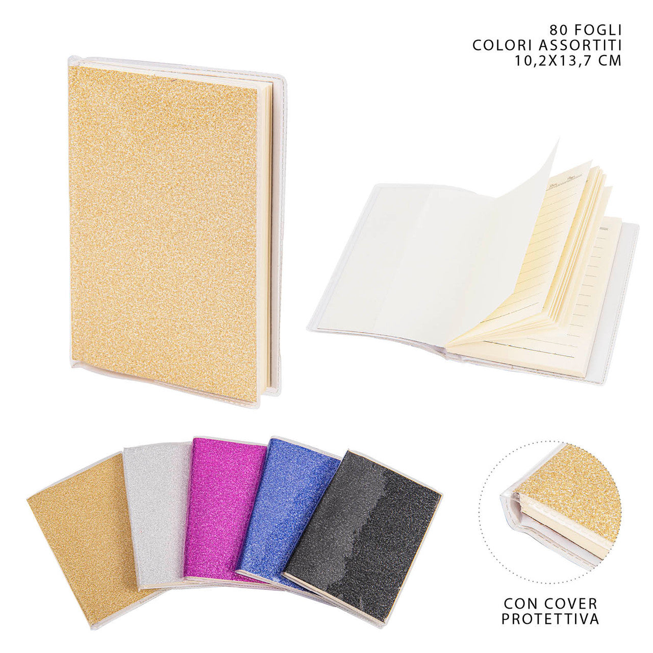 Pryma - Block Notes 80 FF Colori Assortiti 102X137 MM