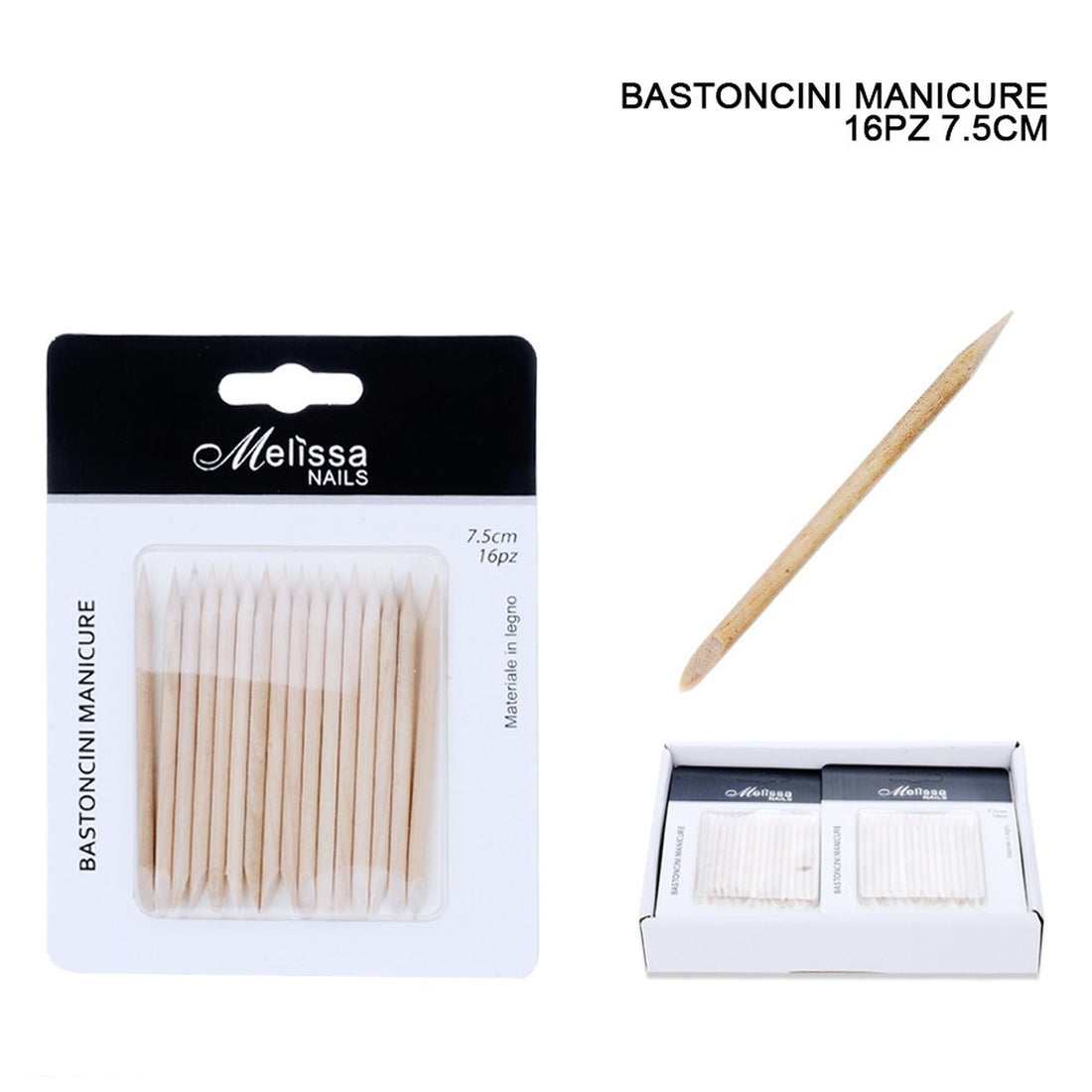 Melissa - Bastoncini Manicure 75Cm 16Pz