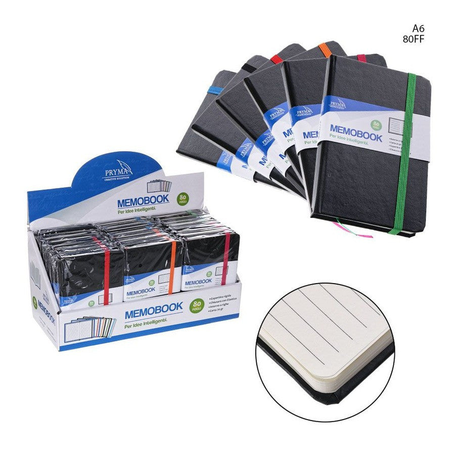 Pryma - Memobook Rigido Con Elastico A6 - Foto 2