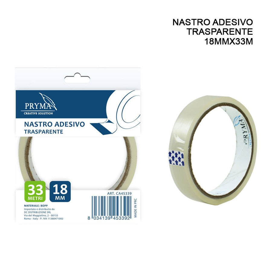 Pryma - Transparent Adhesive Tape 18mmx30m Soul 3