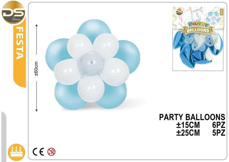 Dz - Party Balloons 25Cm 6Pz 12Cm 5Pz2