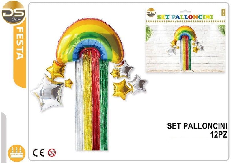 Dz - Party Set Palloncini Arcobaleno