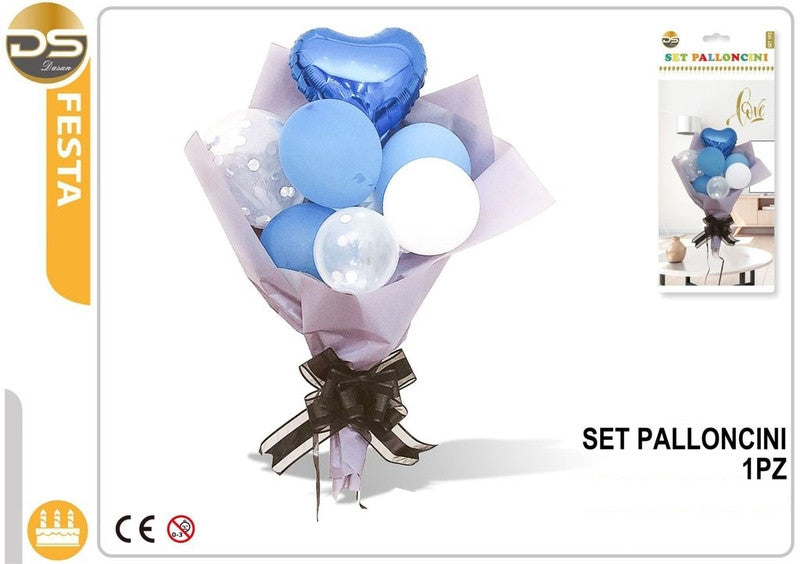 Dz - Party Set Palloncini Bouquet Blu