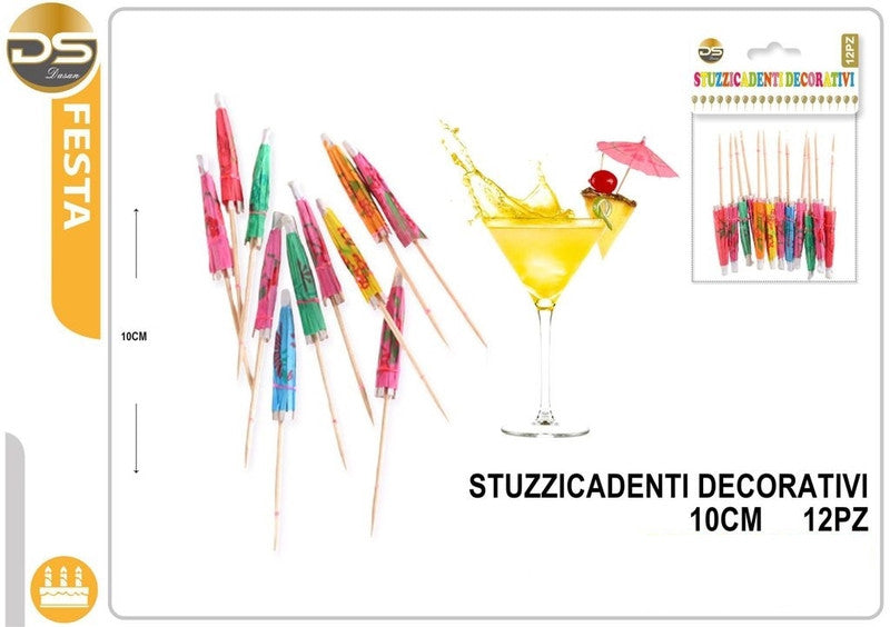 Dz - Party Stuzzicadenti Decorati 10Cm3