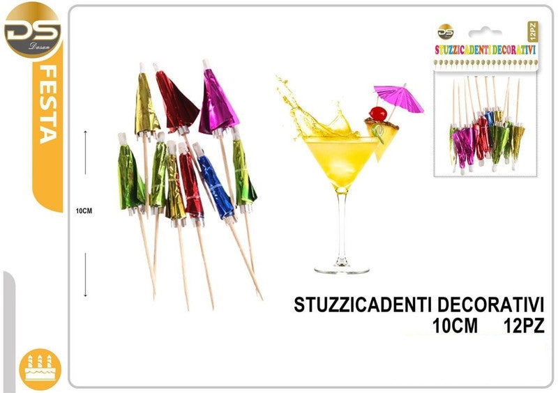 Dz - Party Stuzzicadenti Decorati 10Cm4