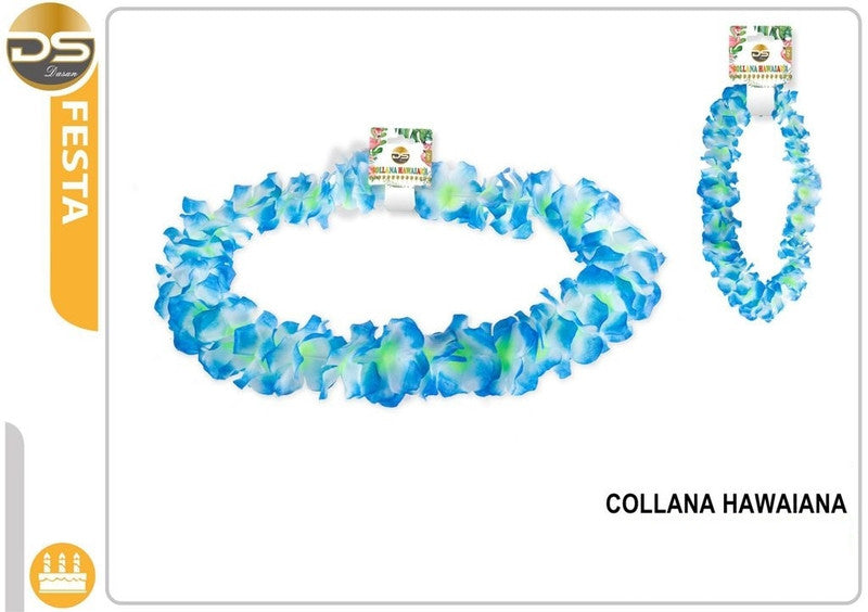 Dz - Party Collana Hawaiana Azzurro2