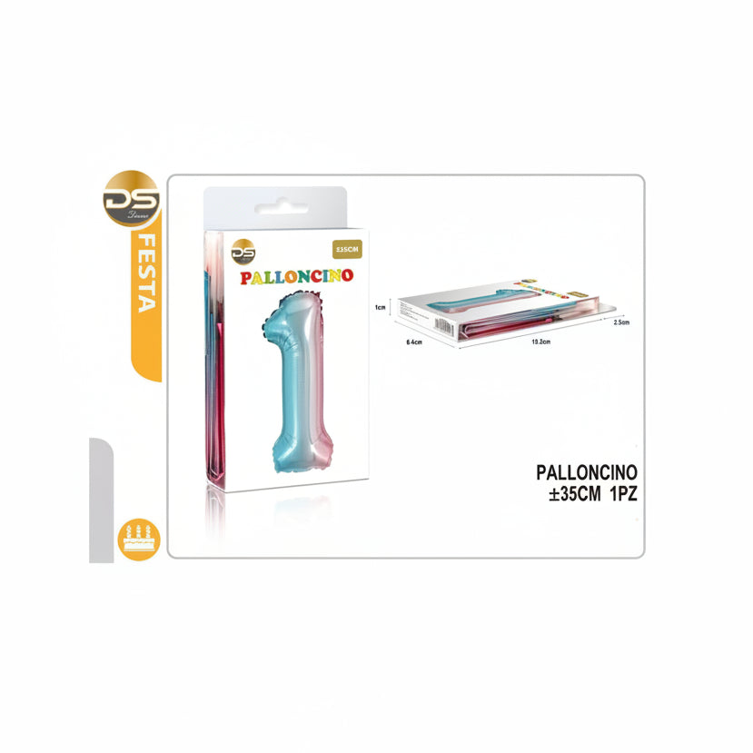Dz - Party Palloncino Multicolore Forma 1