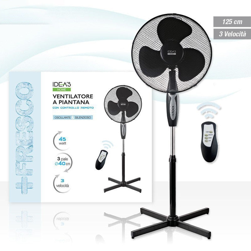 Ab.M - Ventilatore Piantana Con Telecomando